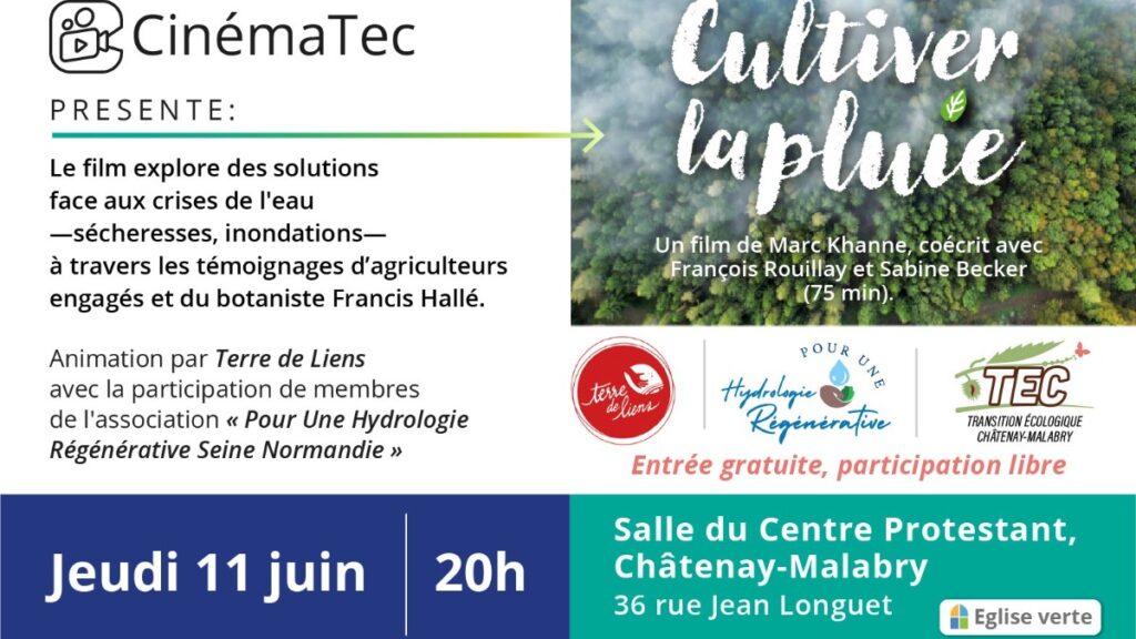 Evènement Ciné débat Cultiver la pluie PUHR Seine Normandie