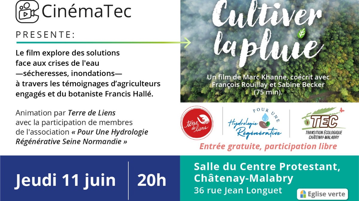 Evènement Ciné débat Cultiver la pluie PUHR Seine Normandie