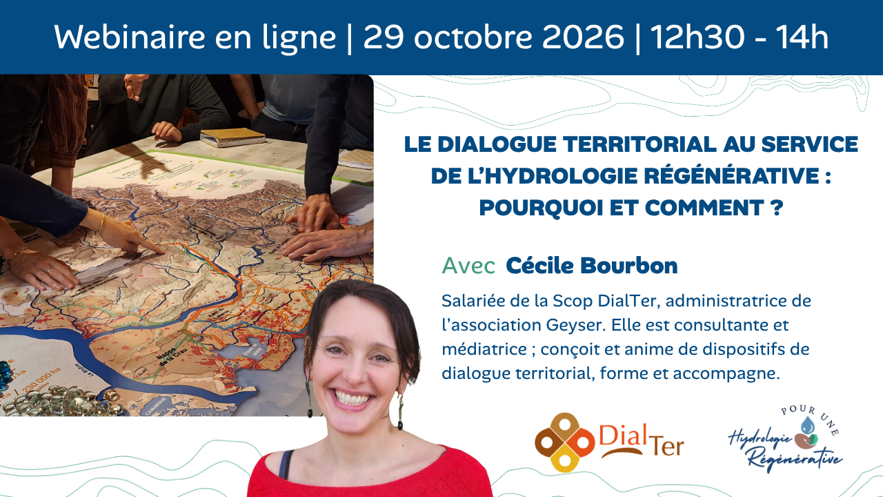 webinaire Le Dialogue Territorial au service de l'Hydrologie Régénérative PUHR