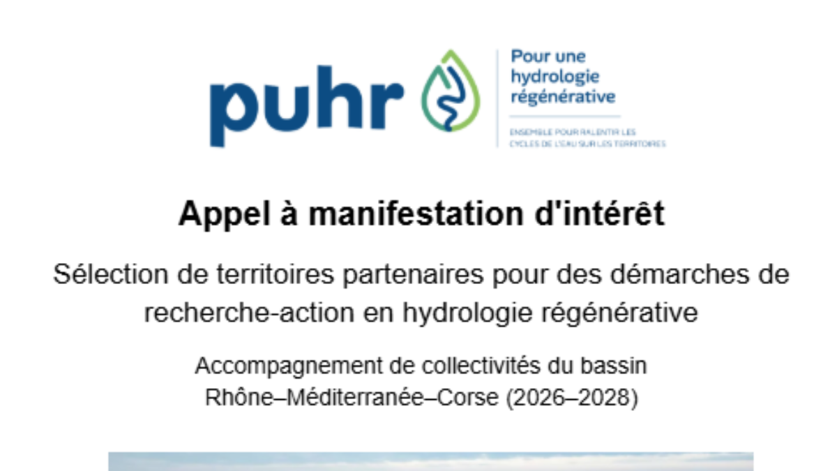 Appel à Manifestation d&rsquo;Intérêt | Territoires pilotes en Rhône Méditerranée Corse